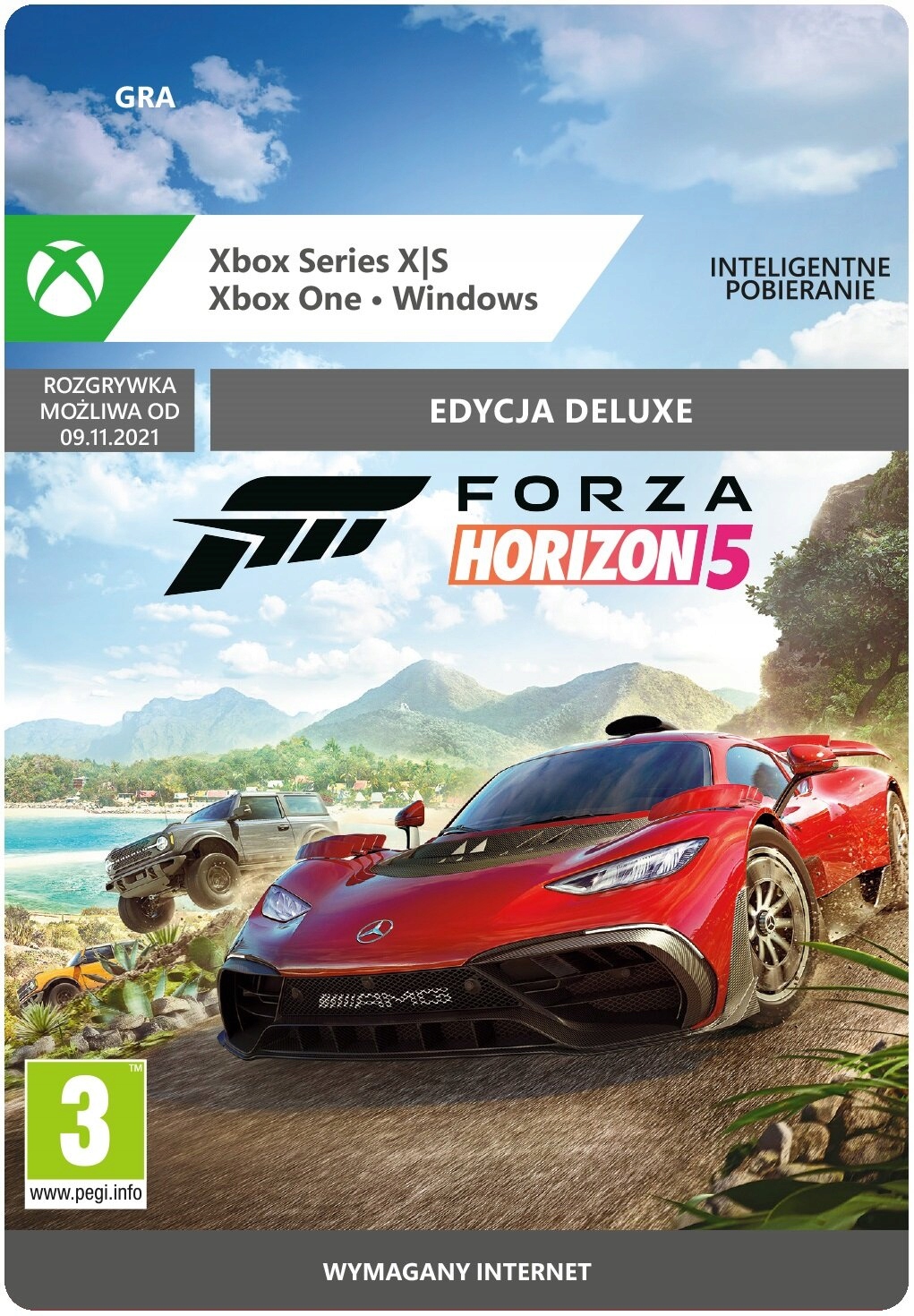 Forza Horizon 5 Edycja Deluxe Xbox / PC bez VPN PL