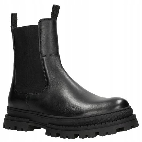 Pánské kotníkové Kotníkové Boty Wojas černé vel. 40