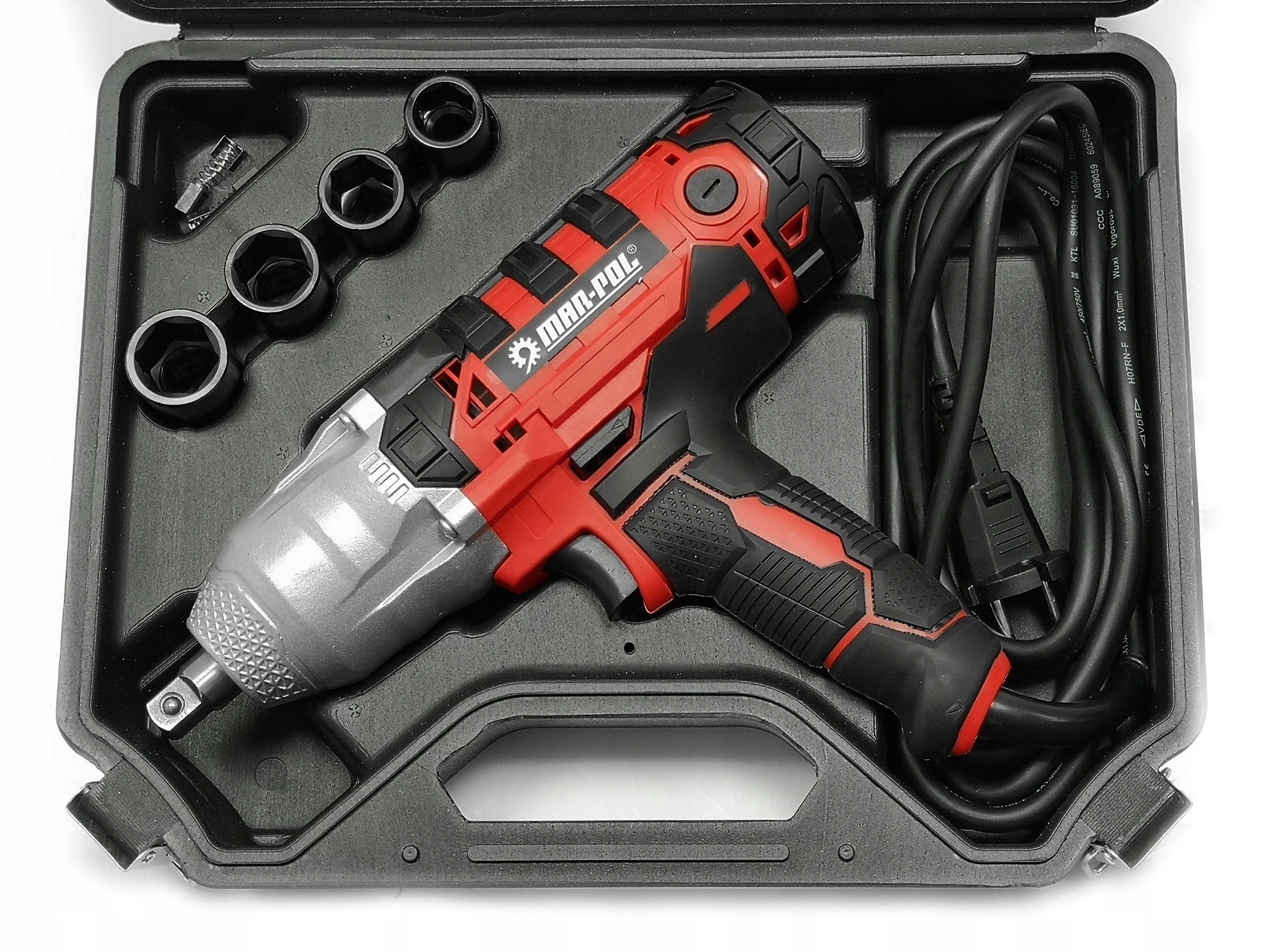 Klucz udarowy elektryczny 450W 720Nm 1/2 nasadki Napięcie (V) 230 V