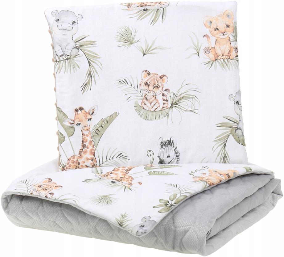 

Kocyk Velvet Pikowany Minky 75x100 Kołdra Babymam