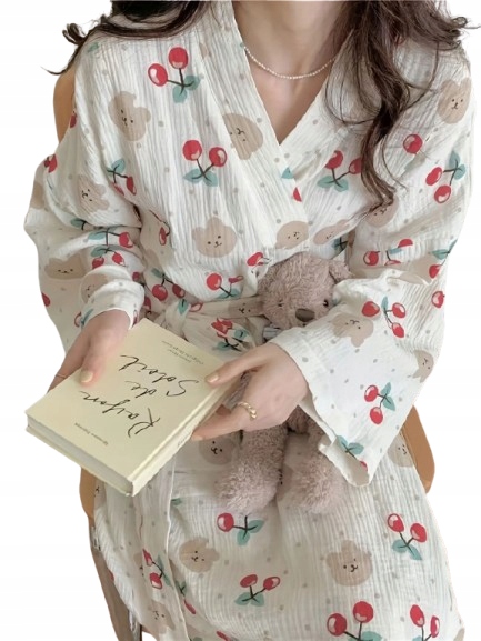 Lehký Tenký Župan Letní Župan Univerzální Celoroční Župan Třešně