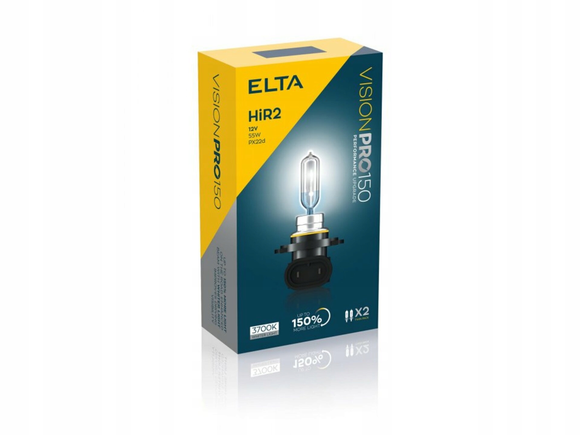Elta HIR2 VisionPro +150% 55W 12V Px22d zestaw 2szt.