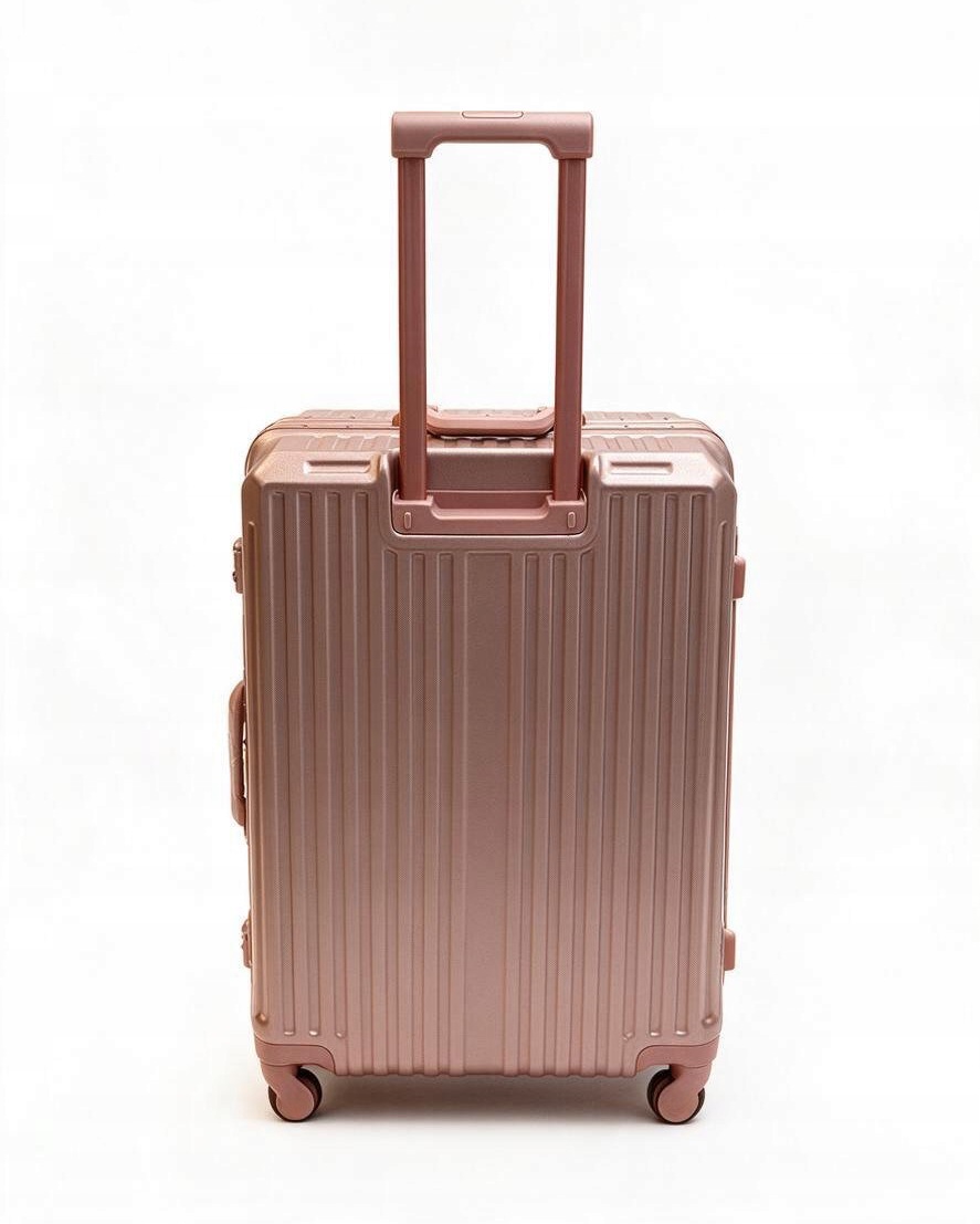 Kabinový kufr hliníkový 20'' růžové zlato 53x33x22 cm