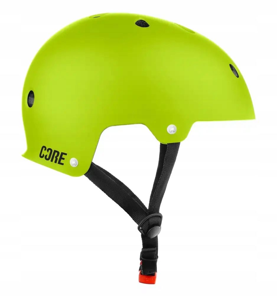 Core Basic skate helma Neonově zelená L/XL