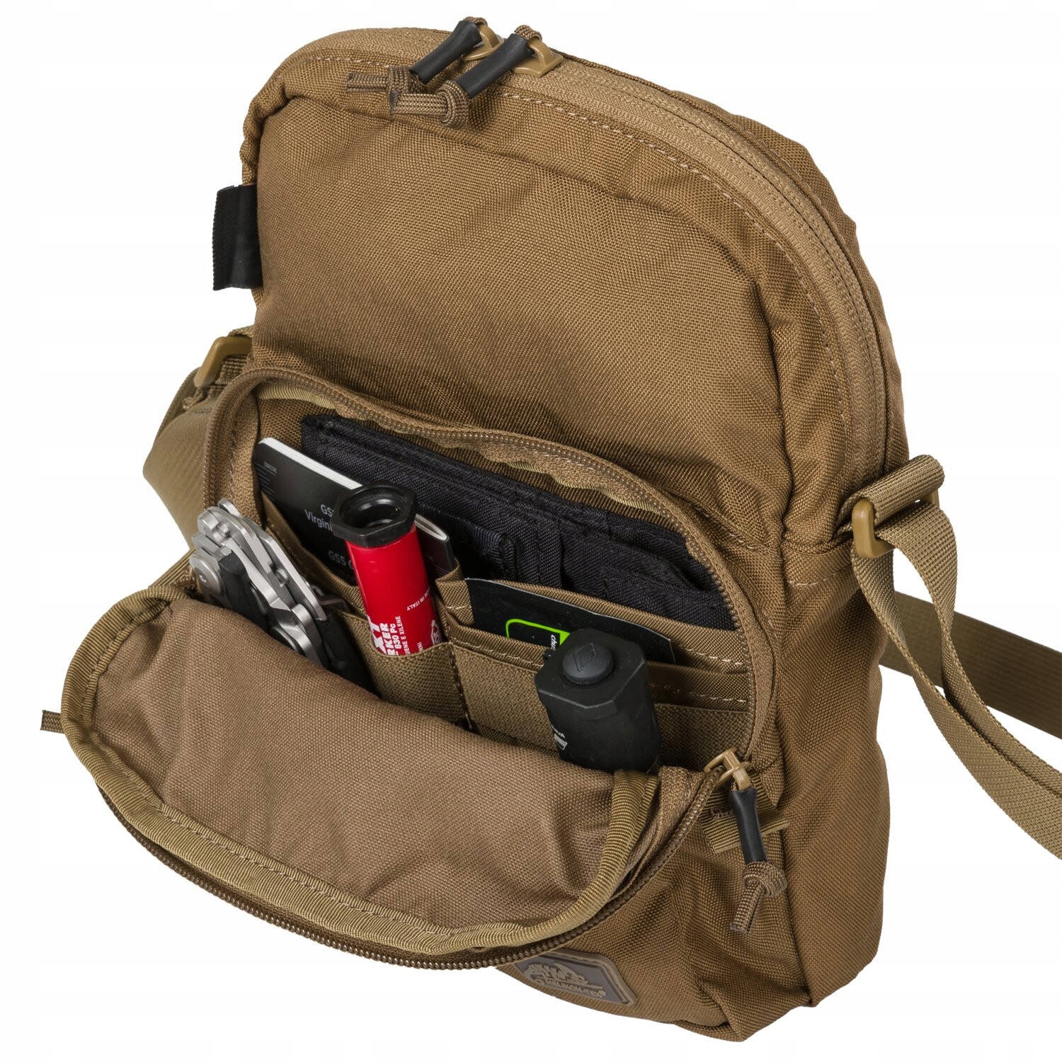 TORBA EDC COMPACT SHOULDER BAG - OLIVE GREEN Kolor zielony