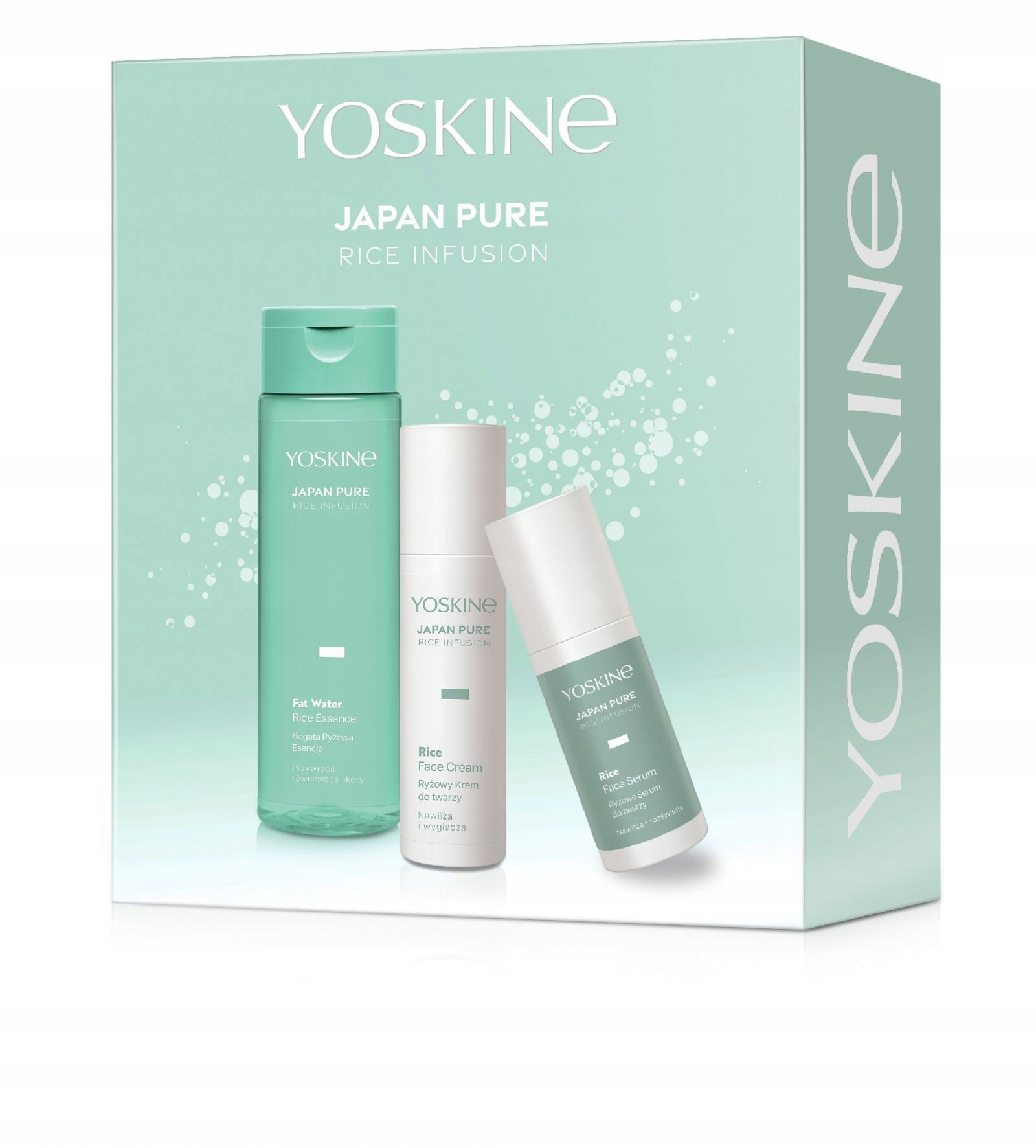 Yoskine Dárková Sada Japan Pure Rice Infusion (krém Na Obličej 50 ML Sýr)
