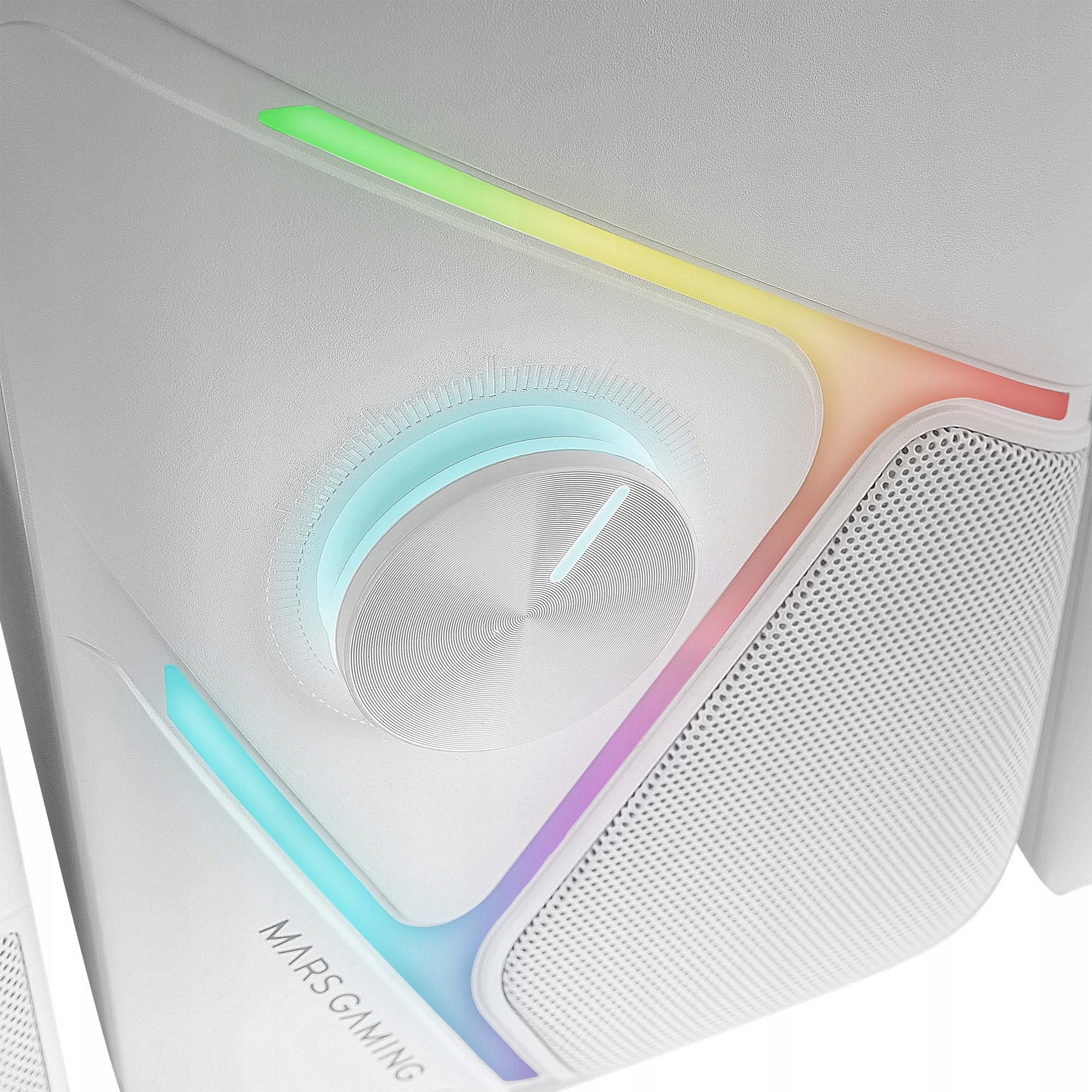 MARS GAMING Kompaktowe Głośniki RGB Do Gier MSCUBEW — miniatura 6