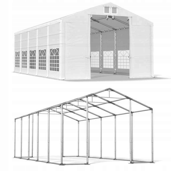 Namiot Handlowy 5x10m [4m] Ogrodowy Das 580 W
