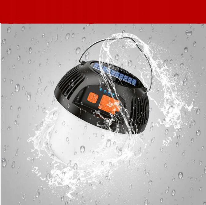 LAMPA ŚWIATŁA SOLARNA POWERBANK TURYSTYCZNA 3TRYBY Moc 5 W