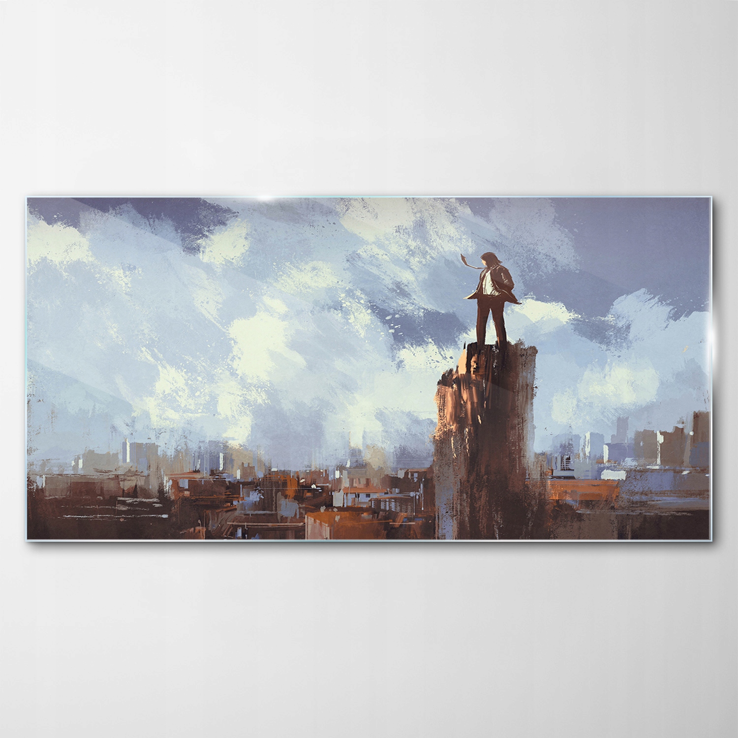 

Hartowany Obraz Szklany Biznesmen Człowiek 100x50