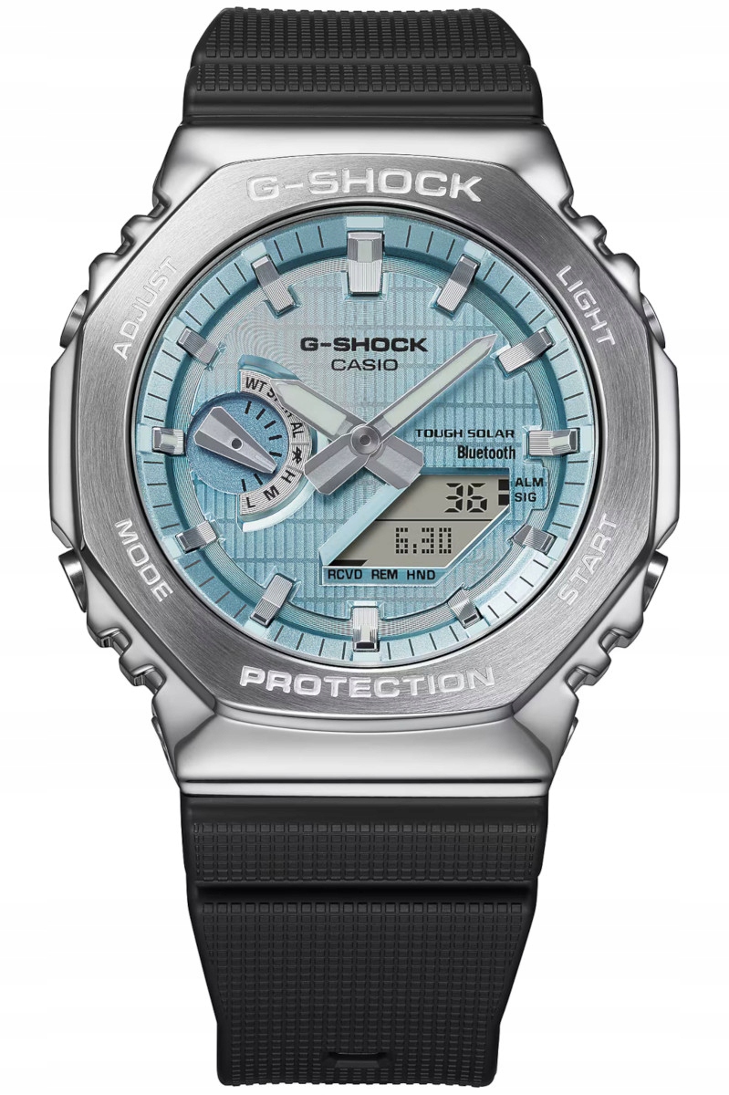 Sportovní pánské hodinky Casio G-Shock Steel GBM-2100A se solární baterií