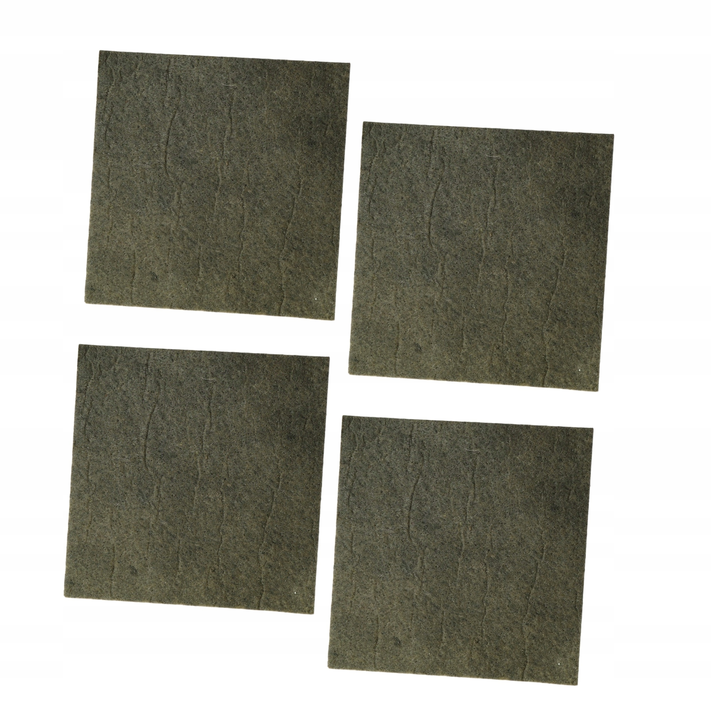 Podkładki filcowe fi 100x100 mm, filc pod meble brąz