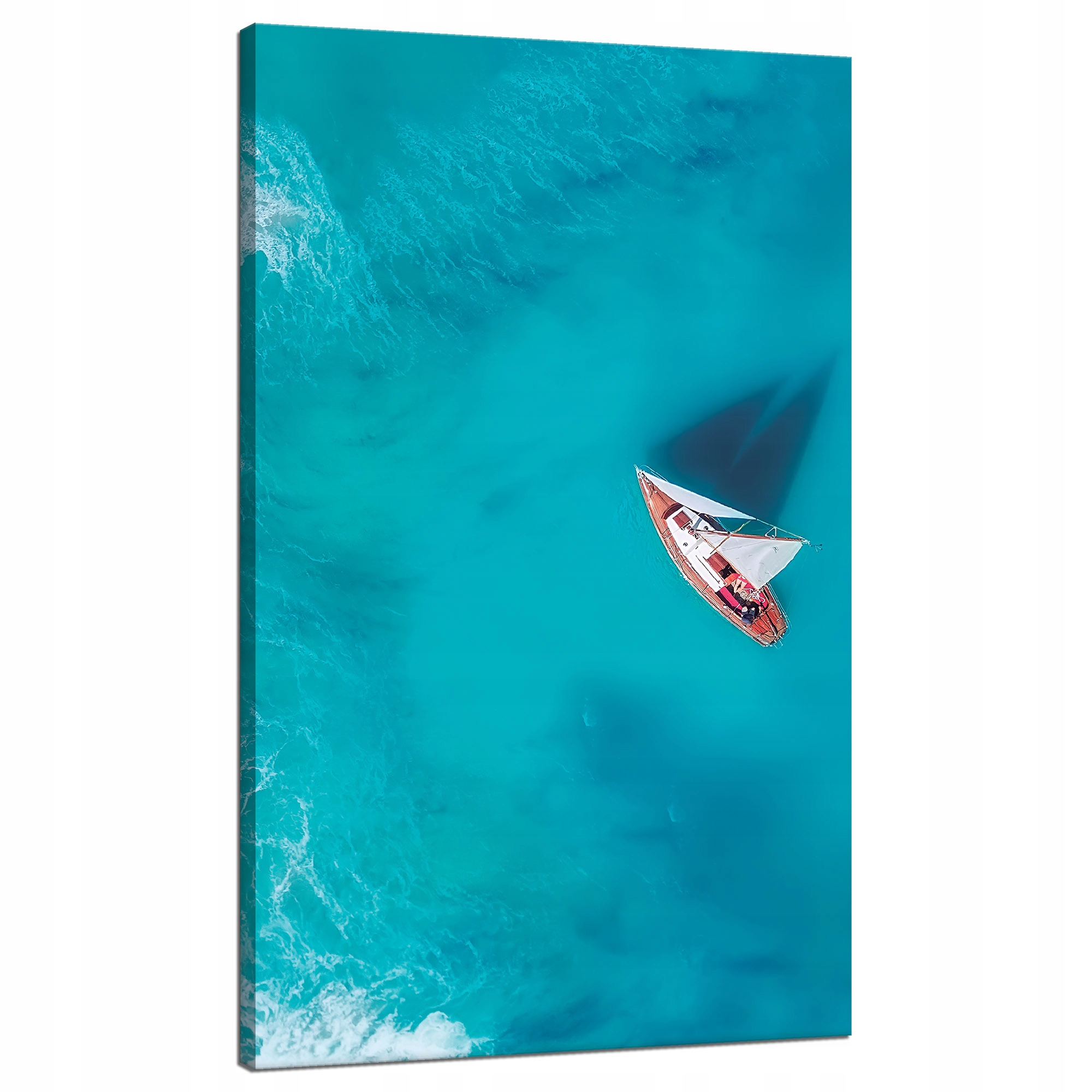 Obraz na plátně Plachetnice na vodě Vlny 70x120 cm