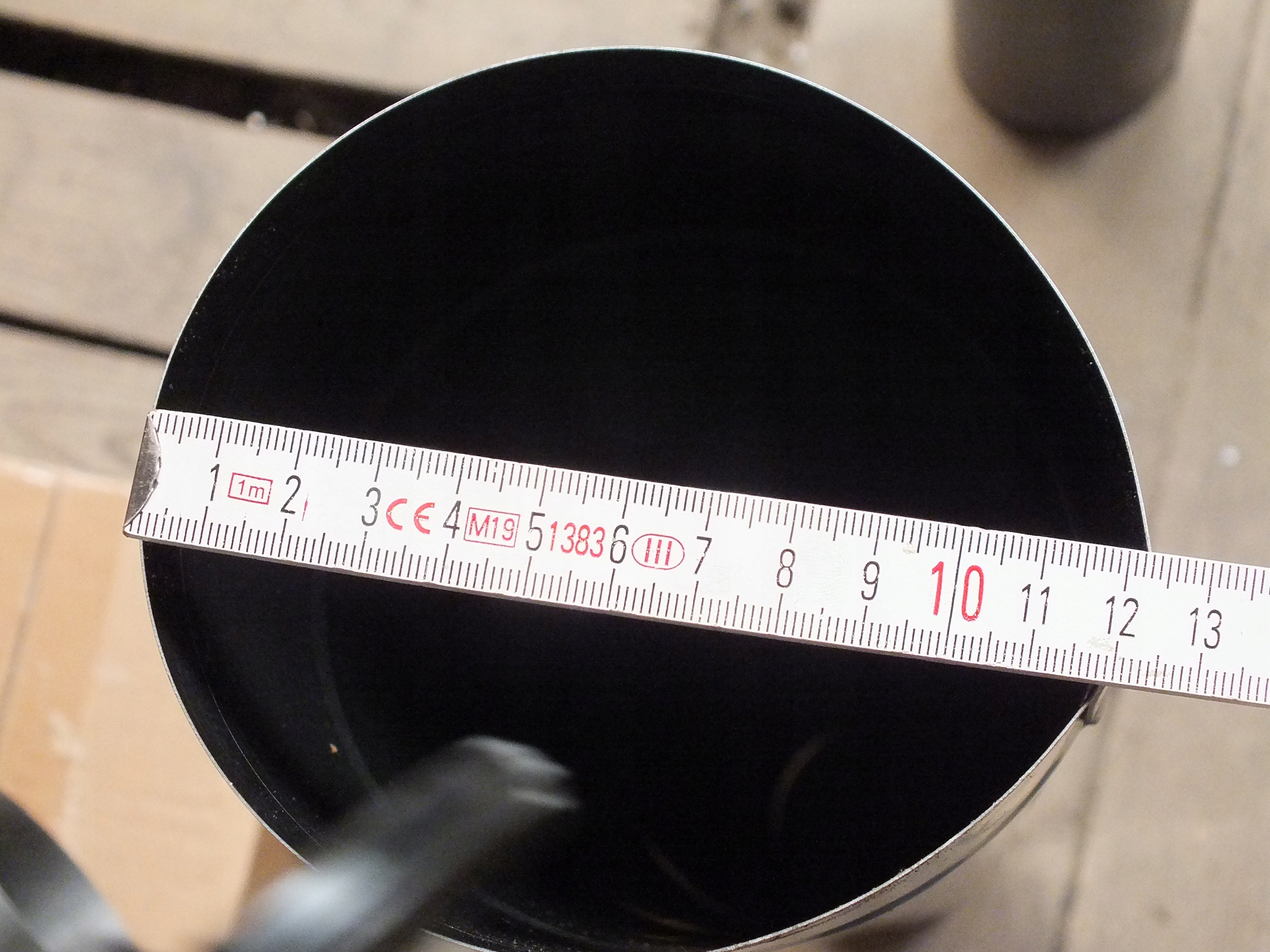 RURA PIEC DYMNA PIECOWA fi 120 KOMINOWA GRUBA Długość 1 m