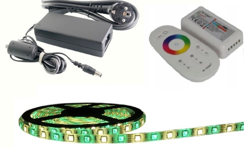 Led Set 5050 Rgbw teplá bílá Premium 5 m