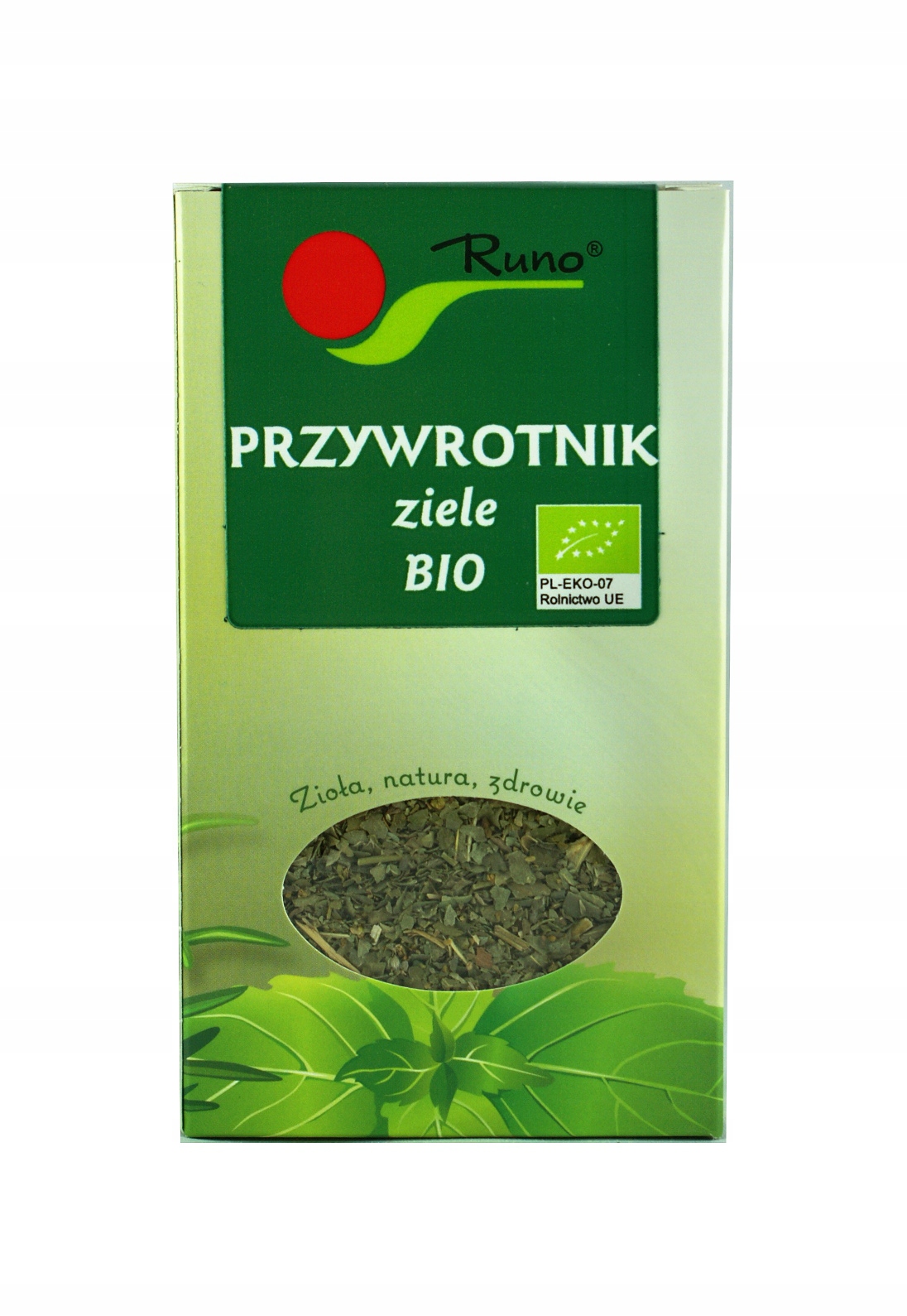 

Przywrotnik pospolity ziele Bio 50 Runo Certyfikat