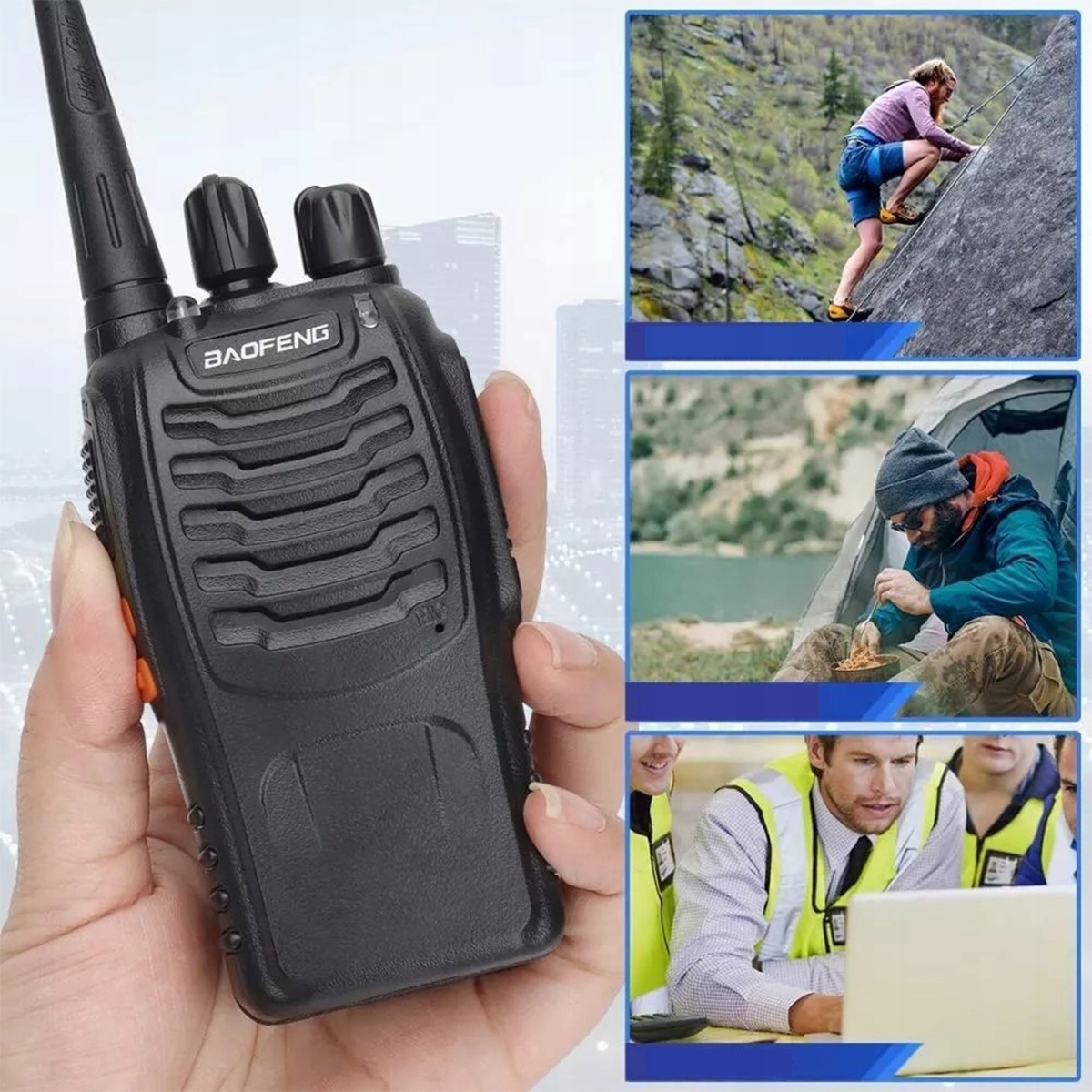 KRÓTKOFALÓWKA 4x WALKIE TALKIE BAOFENG BF-88E PMR DUŻY ZASIĘG RADIOTELEFON Model 6974525228338