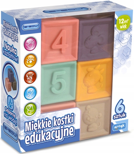 

Kostki Sensoryczne Edukacyjne Miękkie E-edu Artyk