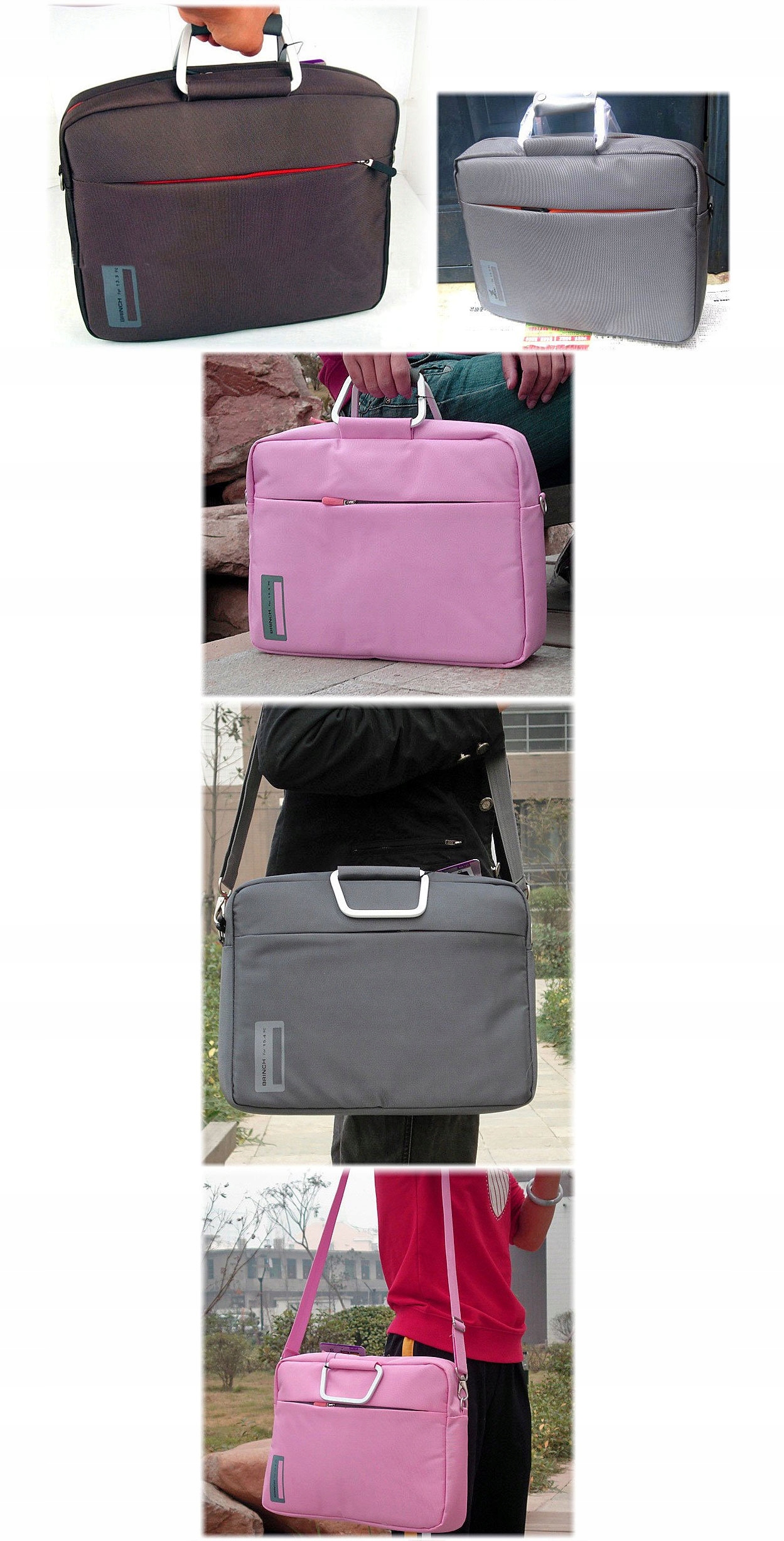 AKTÓWKA TORBA NA LAPTOPA 13 14 15,4 15,6 16 KOLORY Kolor czarny