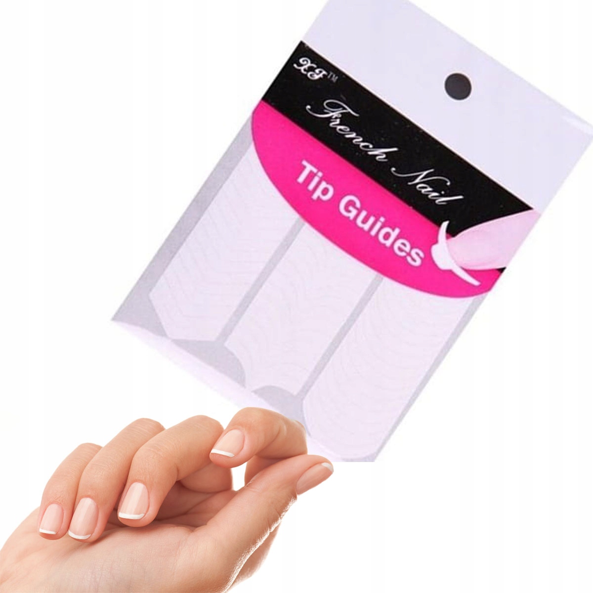 

Paski do French Manicure 48 sztuk naklejki szablon