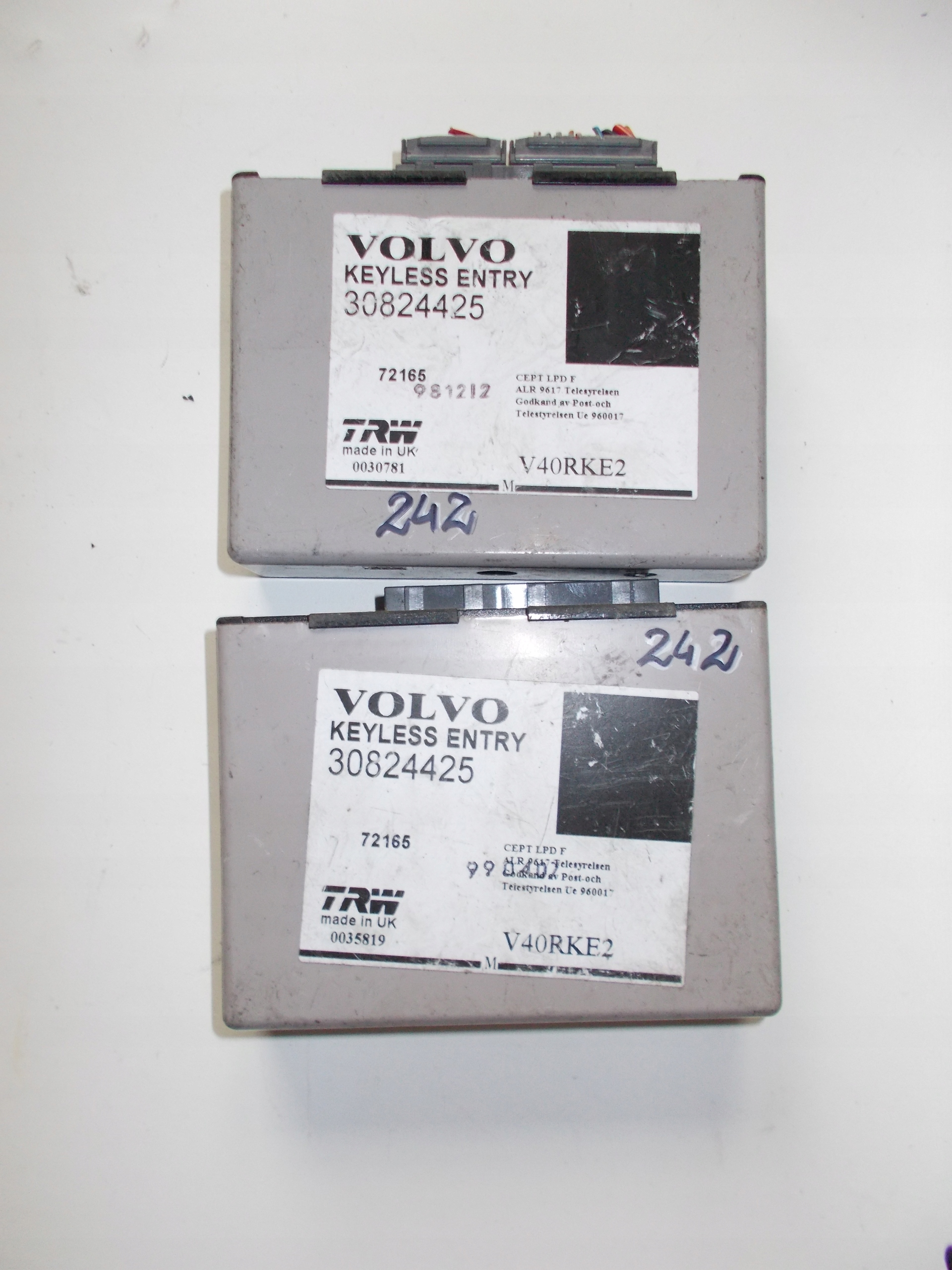modulo SENSOR airbag VOLVO S40 30824425