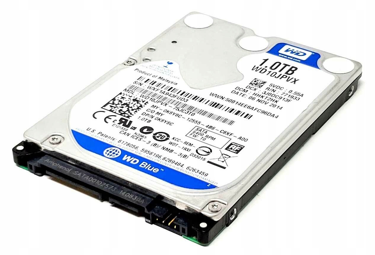 Pevný disk Western Digital Blue WD10JPVX 1TB Sata III 2,5"