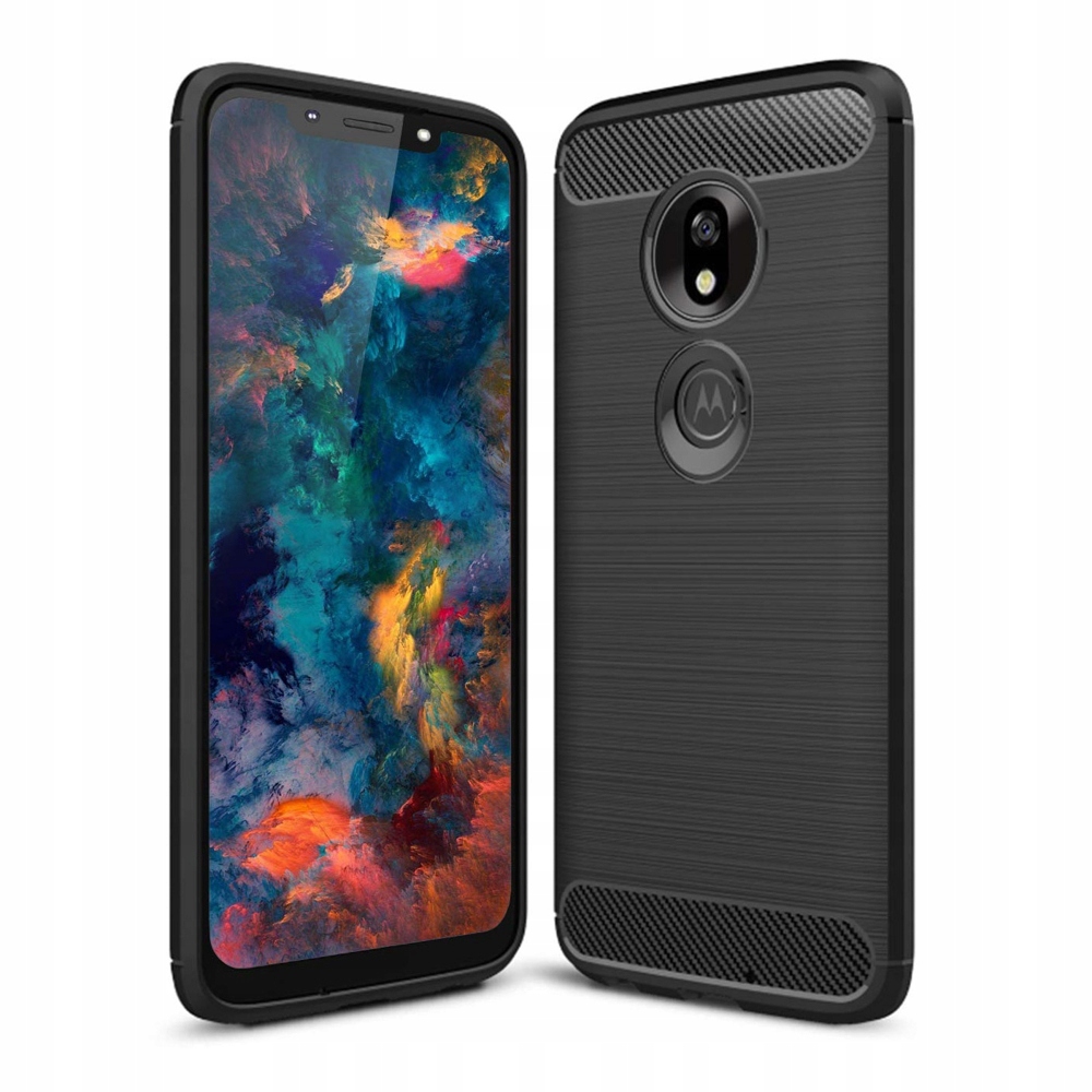 

Premium Carbon Case etui Motorola Moto G7 Play