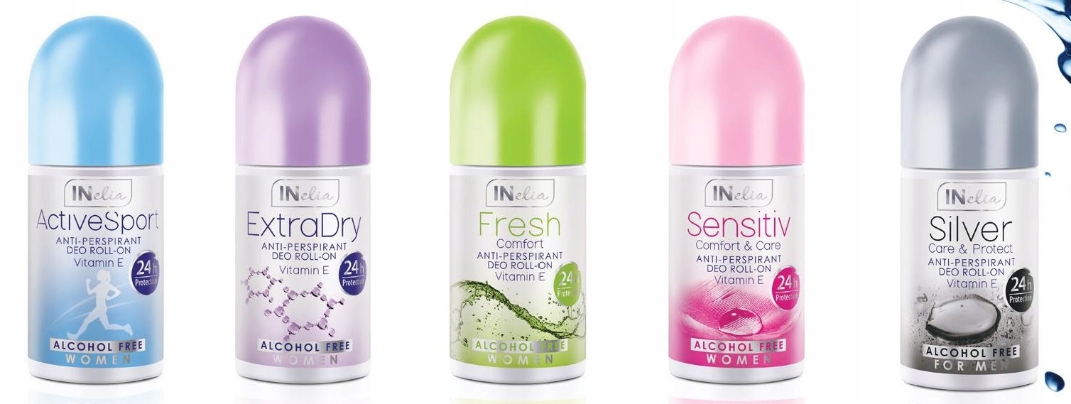 Inelia Dezodorant Roll-on Sensitive Stan opakowania oryginalne