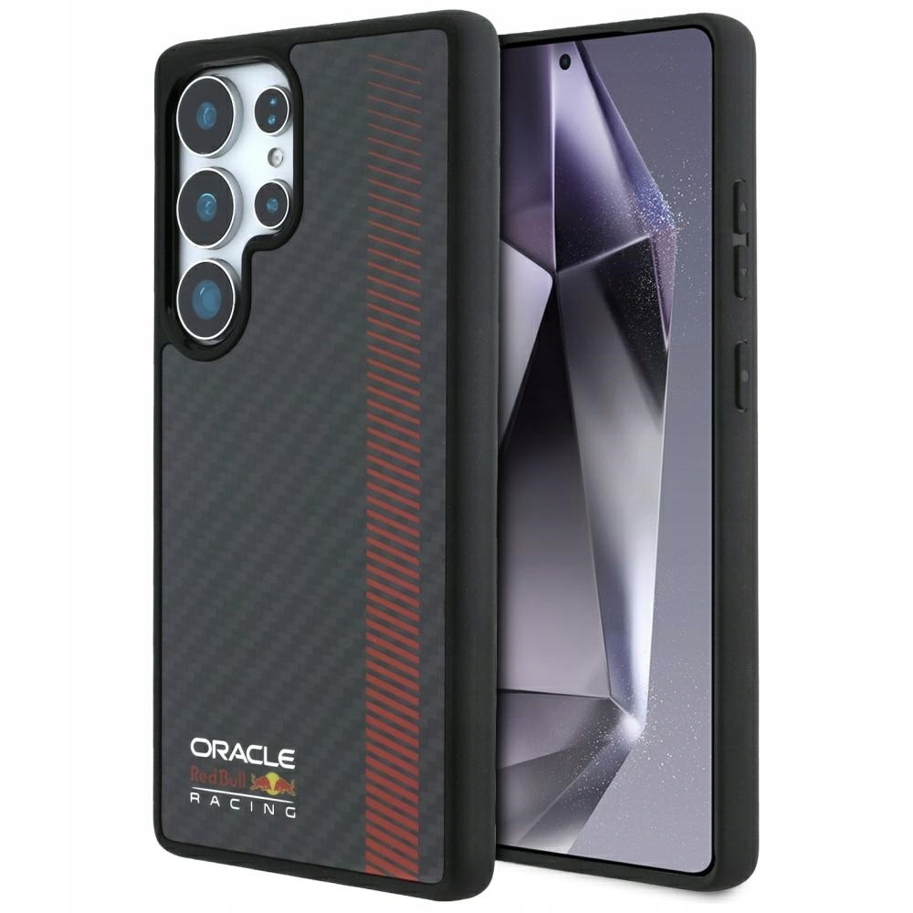 Etui Real Carbon Fiber Powerbank MagSafe do Samsung Galaxy S25 Ultra czarne