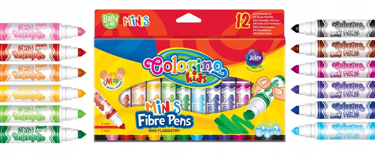 

Colorino flamastry zmywalne dla dzieci