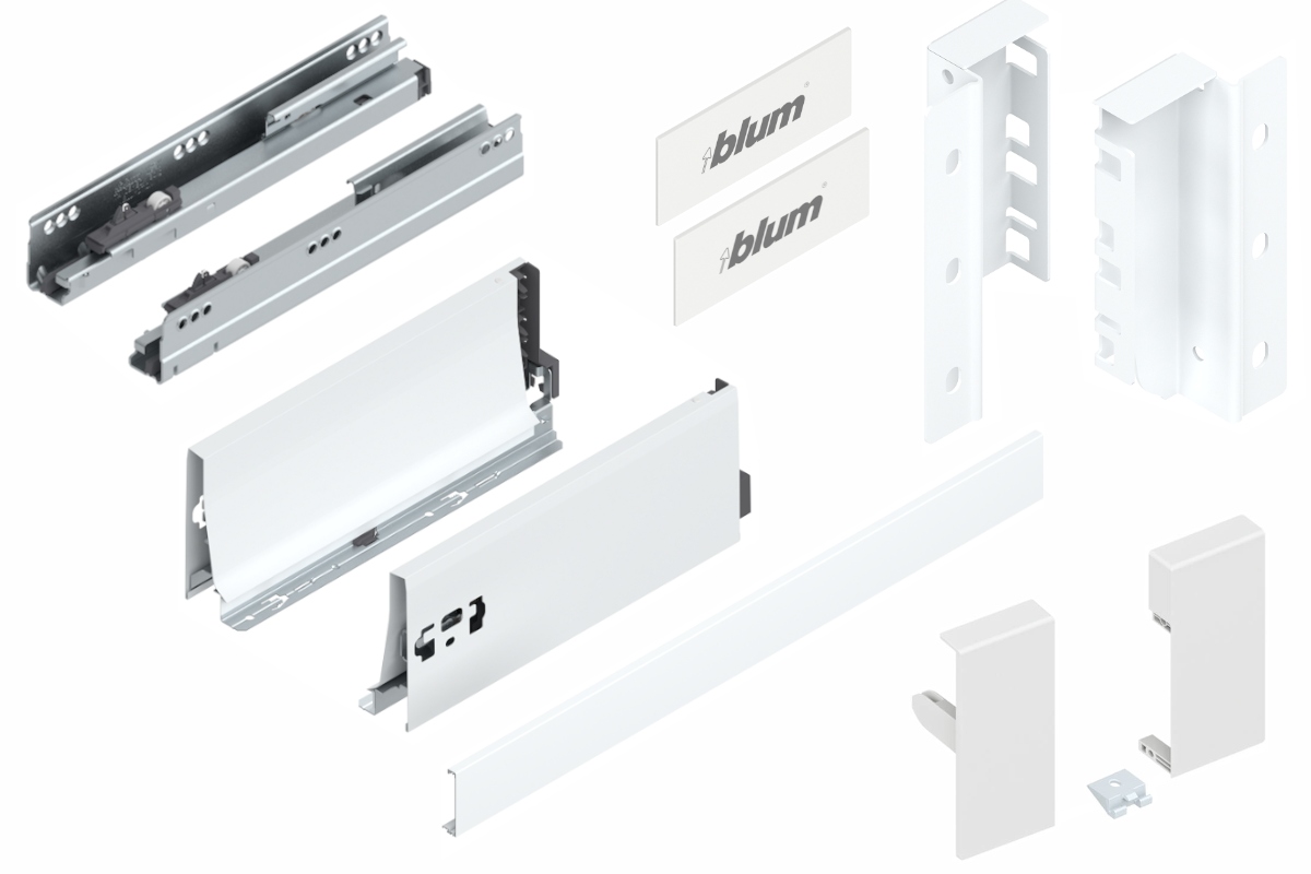 Blum Tandembox 300 Šuplík , Vnitřní střední, K, Bílá