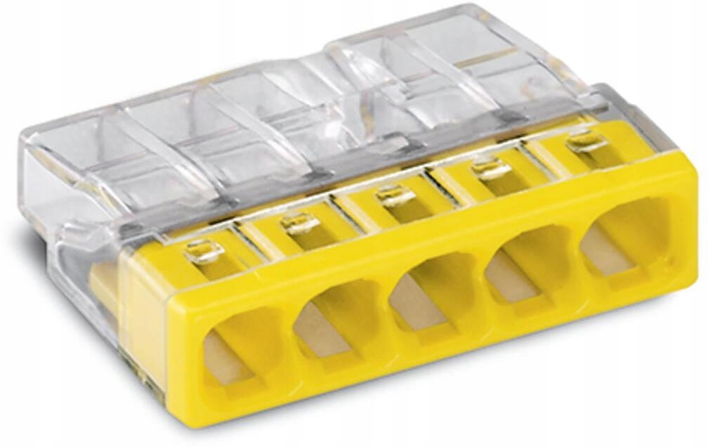 Rychlospojka Drát 5x 0,5-2,5mm2 Wago 2273-205 (balíček 100 Ks)