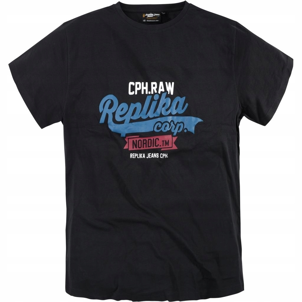 

Replika Jeans T-shirt Koszulka Duże Rozmiary 3XL