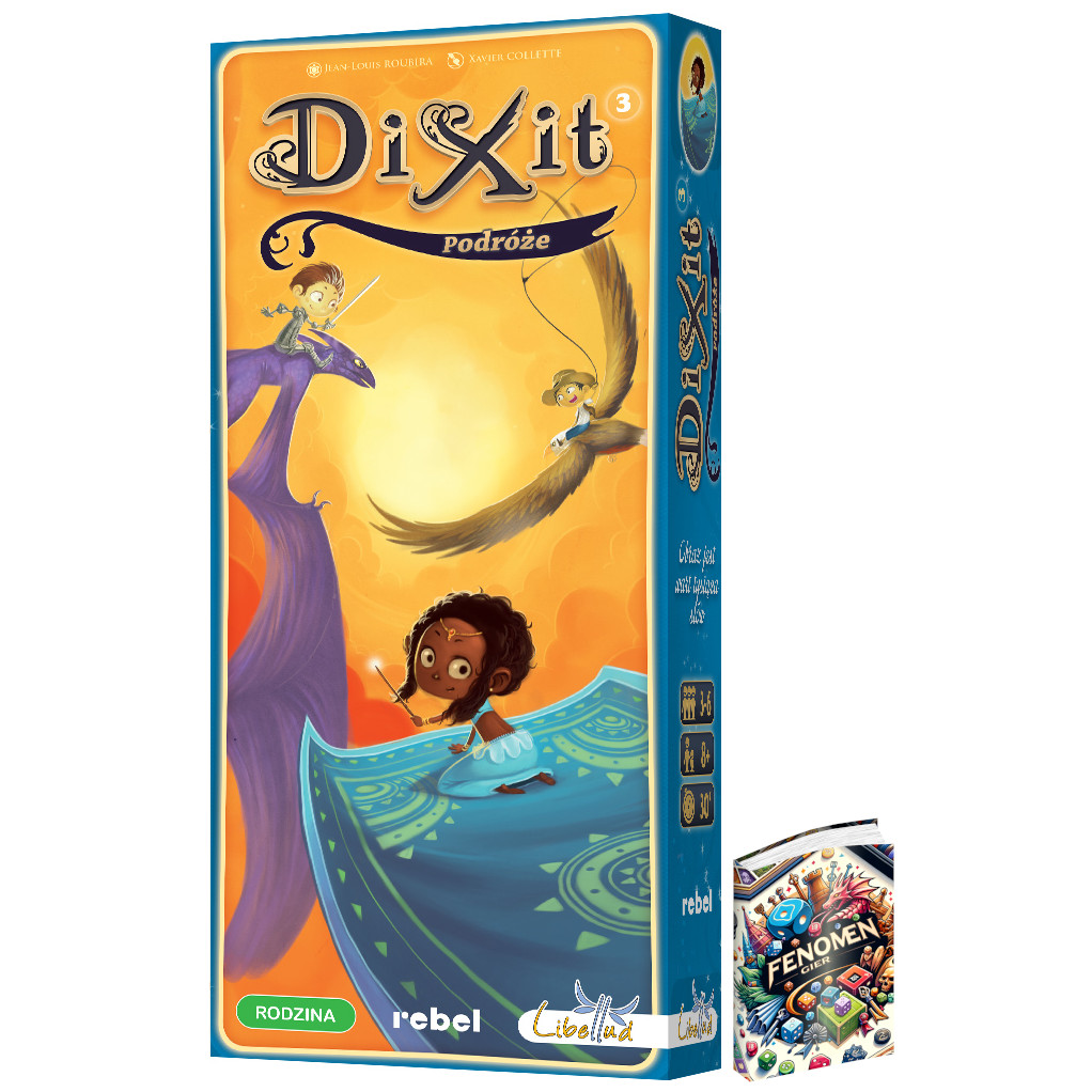 Dixit 3: Podróże dodatek do gry Dixit 84 nowe karty książka