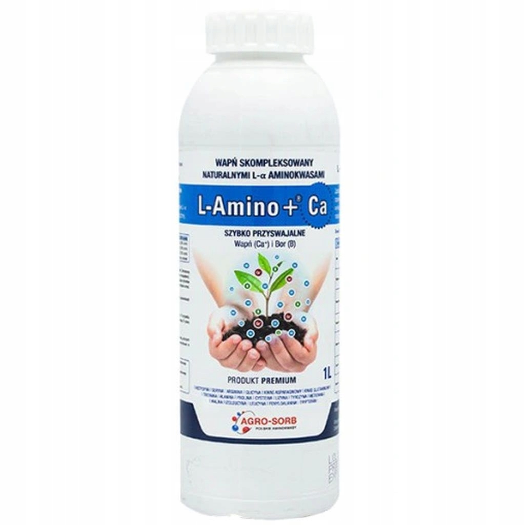 

Nawóz Agro-sorb L-amino+ Ca 1l Aminokwasy Z Wapnem