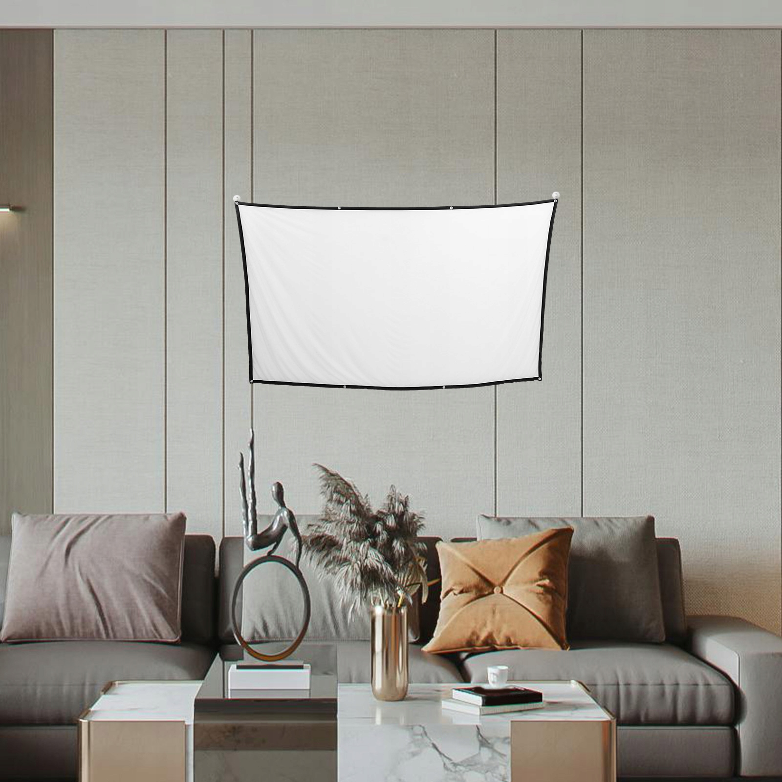 Ekran projekcyjny Projektor zewnętrzny Dwustronny Typ podłogowy