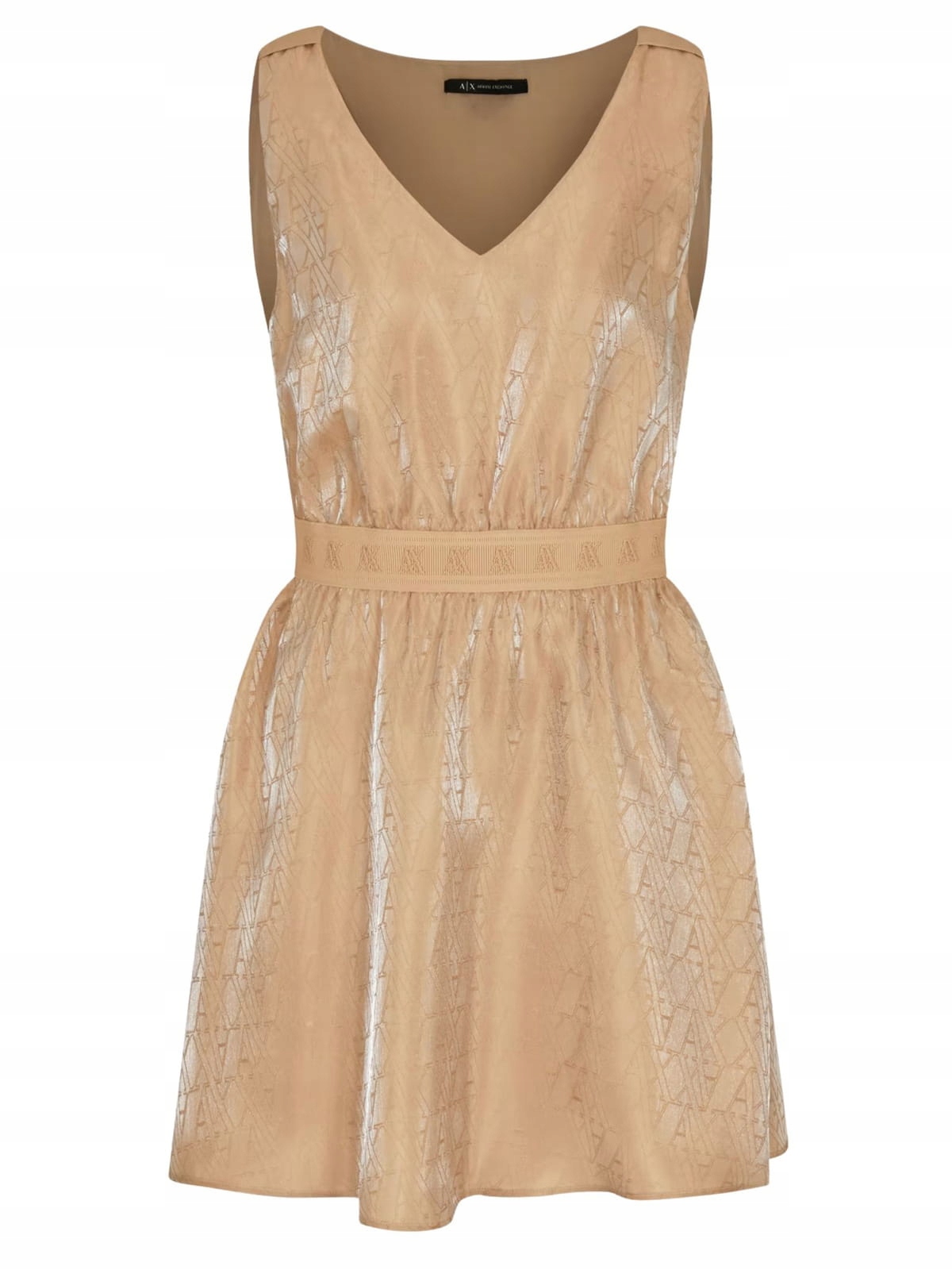 Šaty Armani Exchange XW000177 AF12055 béžové Dress: 42