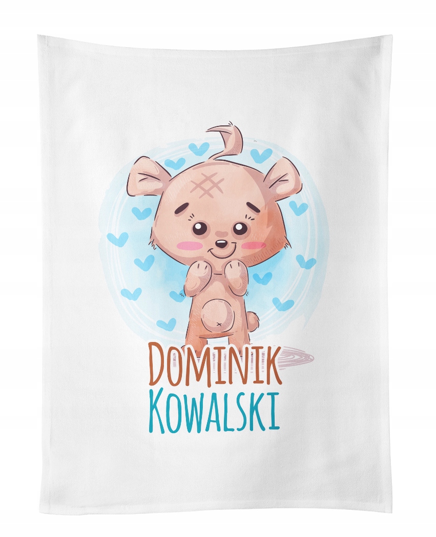 

Ręcznik do przedszkola 30x50 z Imieniem Dziecięcy