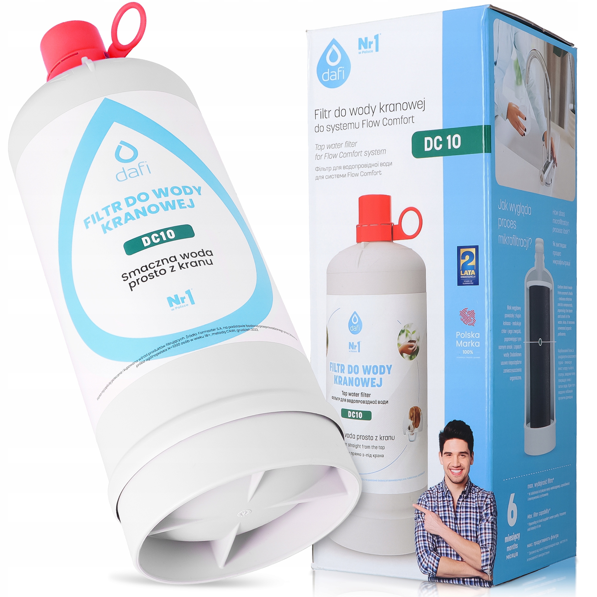 Filtrační Vložka Vodního Filtru Dafi Systému Flow Comfort DC10 Podumyvadlová 6Y