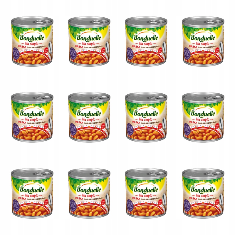 Bonduelle Polská fazole po bretaňsku 425 ml X12