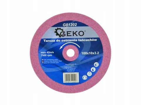 

Tarcza Do Ostrzenia Łańcucha Ostrzałka 100MM Geko