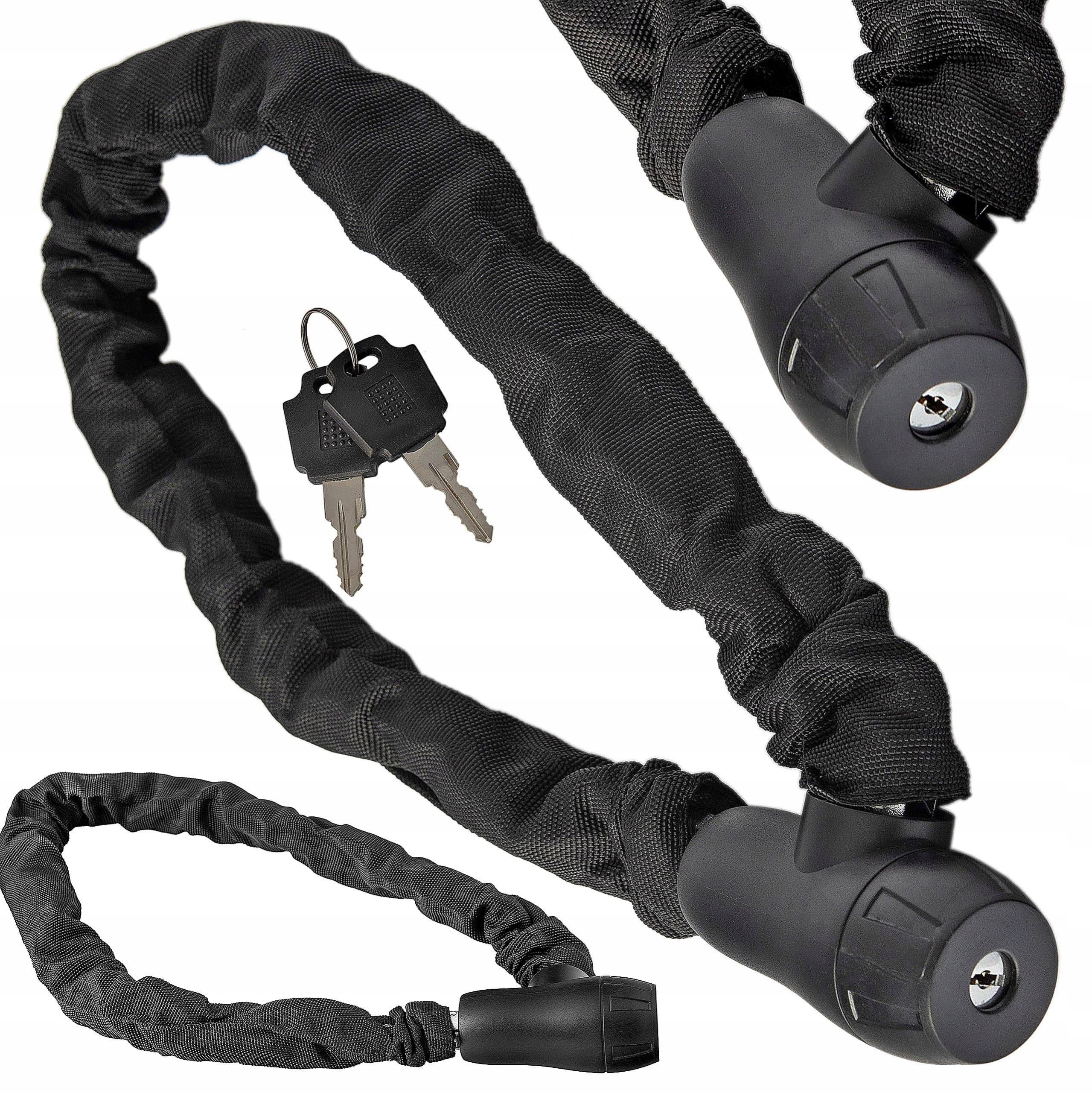 ZAMKNIĘCIE NA KLUCZ ŁAŃCUCH 8X900MM W POKROWCU