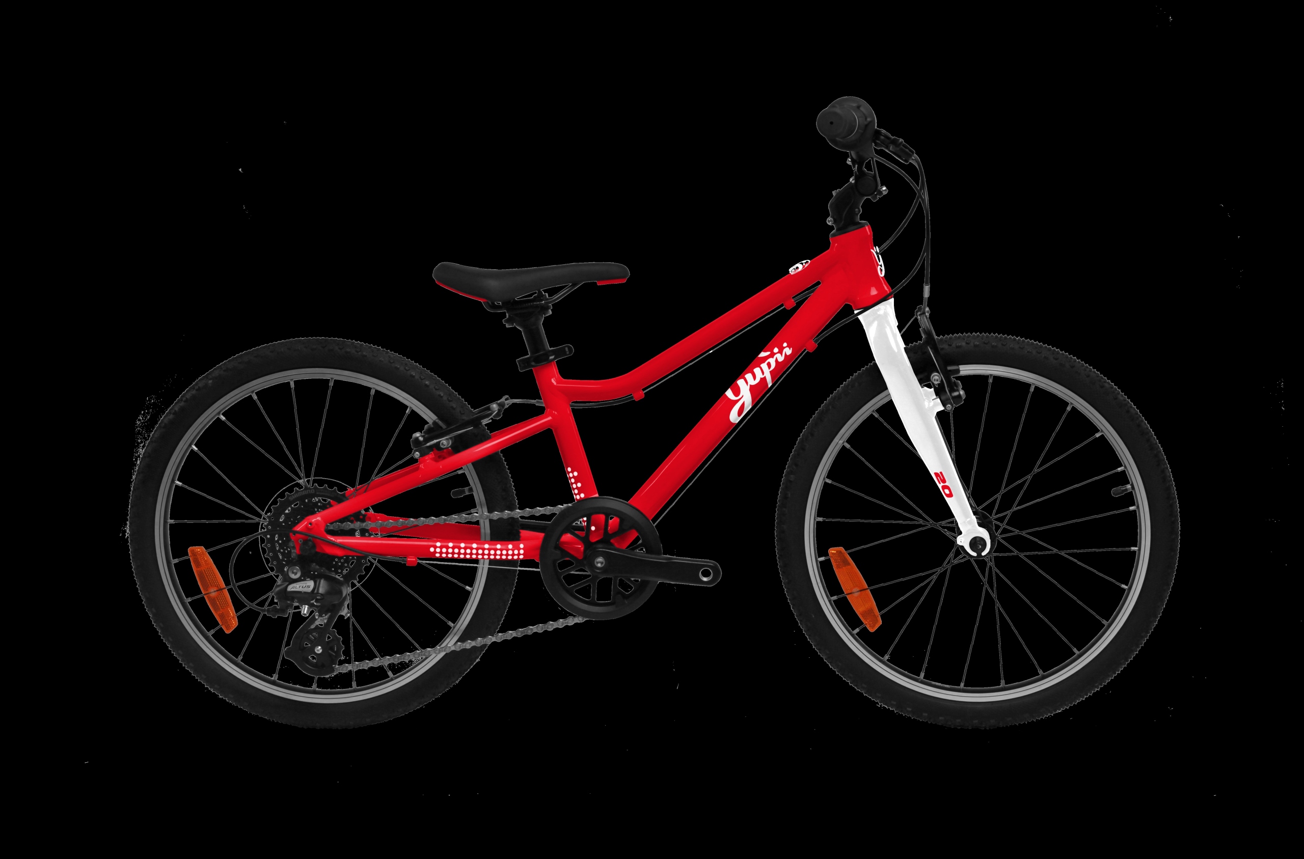 Rower MTB Yupii 20" rama 10 cali koło 20 " RED Model 20"