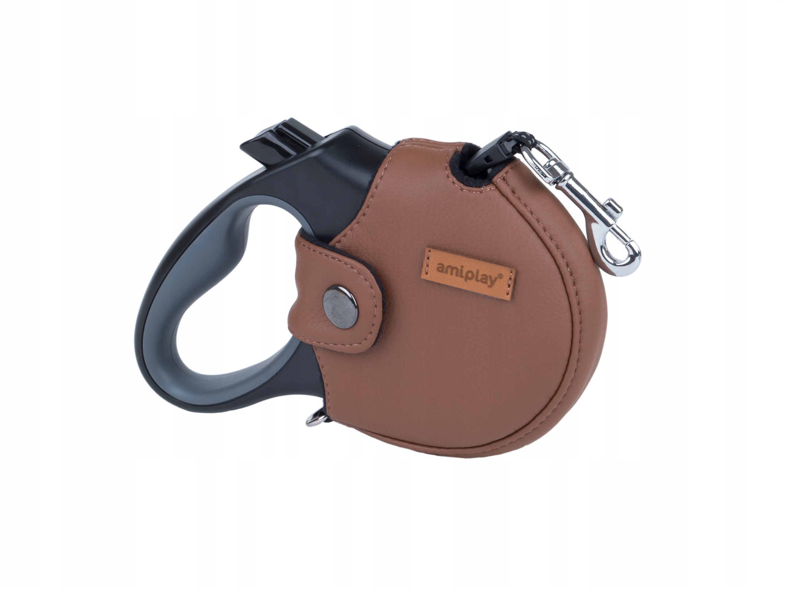 

amiplay Smycz z obudową Lincoln M 15 kg Brązowa