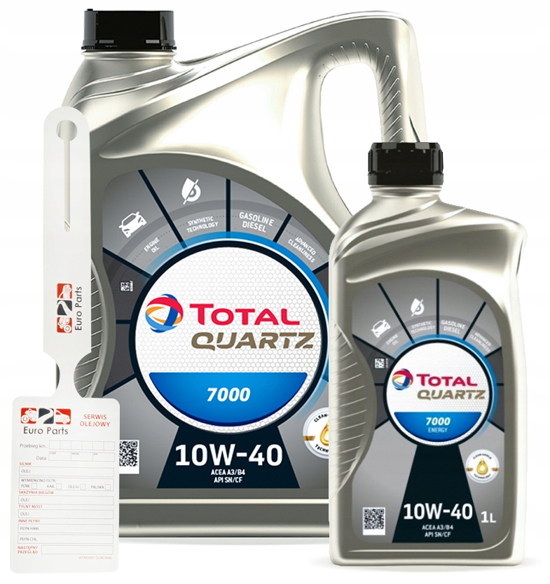 

Olej Total Quartz 7000 5L+1L 10W40 Api Cf Sl
