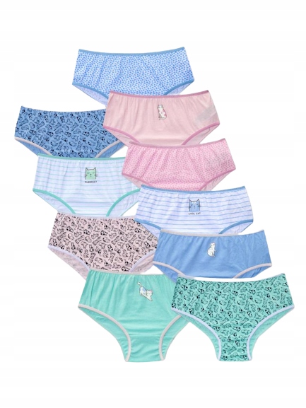 Majtki figi mix PRIMARK 5-6 lat 116 cm 10 szt.