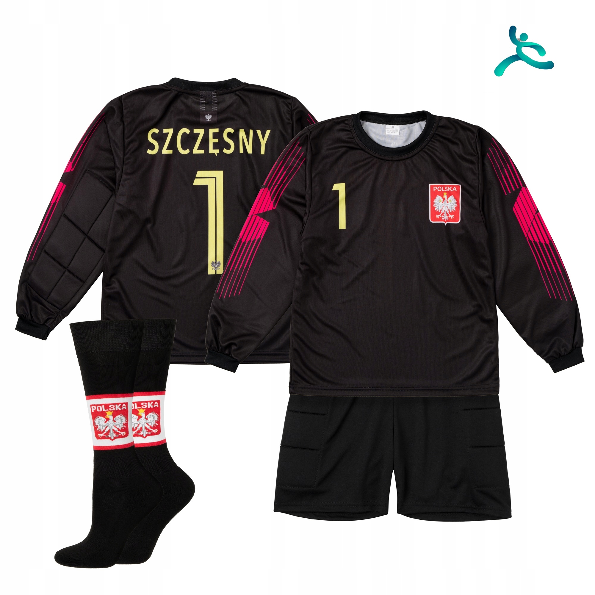 Brankářský oblek komplet štulpny Szczęsny Polsko vel 110