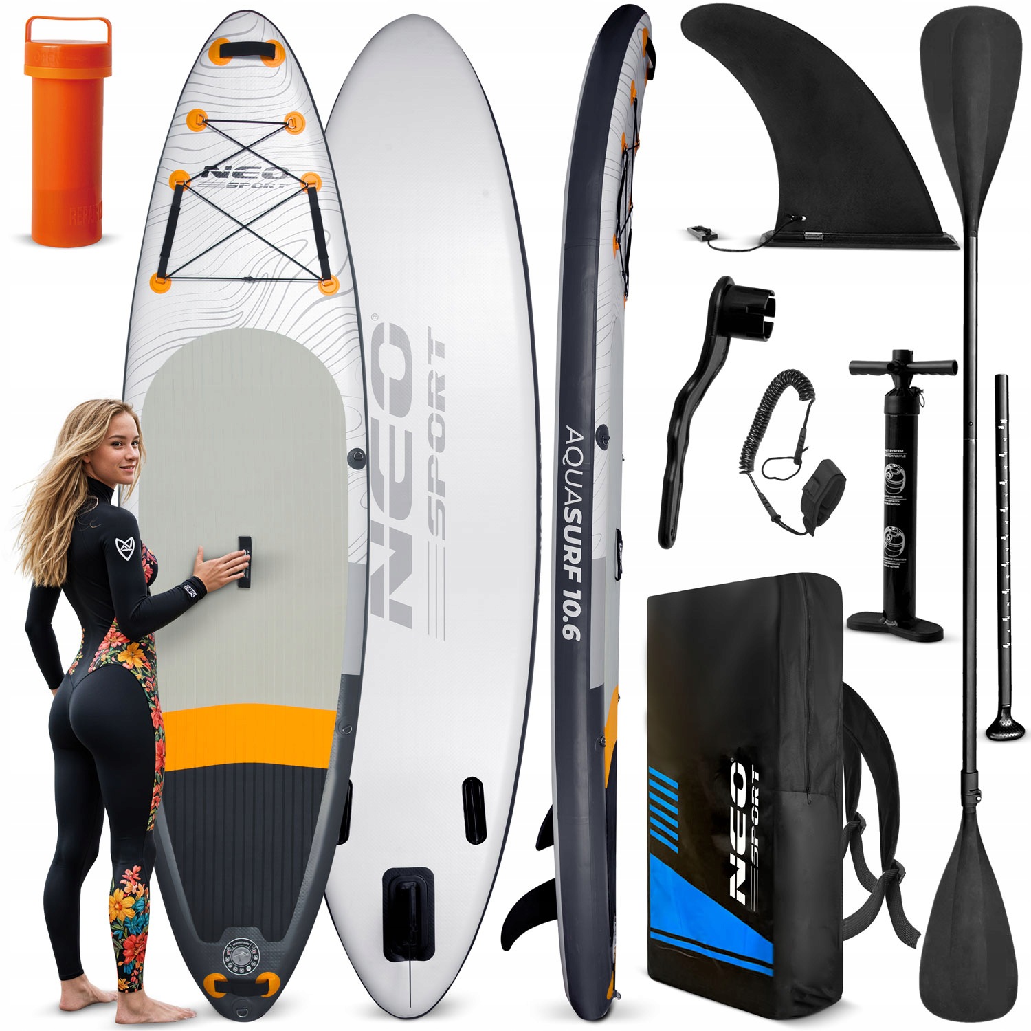 Plavecká deska Stand Up Paddle 320 cm Příslušenství Set Neo-sport