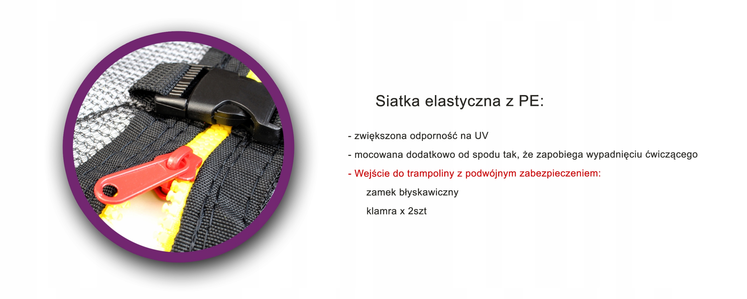 TRAMPOLINA do wewnątrz 140cm JUST FUN multicolor Rozmiar (ft) 4,5 (140 cm)