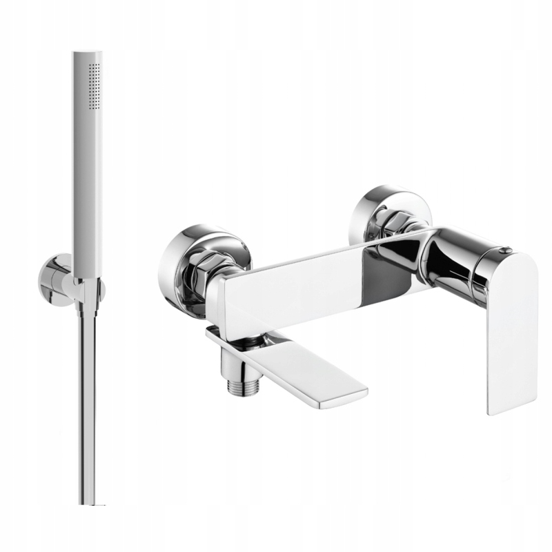 Mexen Zero R70 vaňová batéria so sprchovacím setom, chrómová 7113R70-00